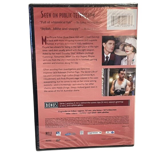 2013 or 2014 Miss Fishers Murder Mysteries Series 2 DVD NEW Sealed - Picture 4 of 7